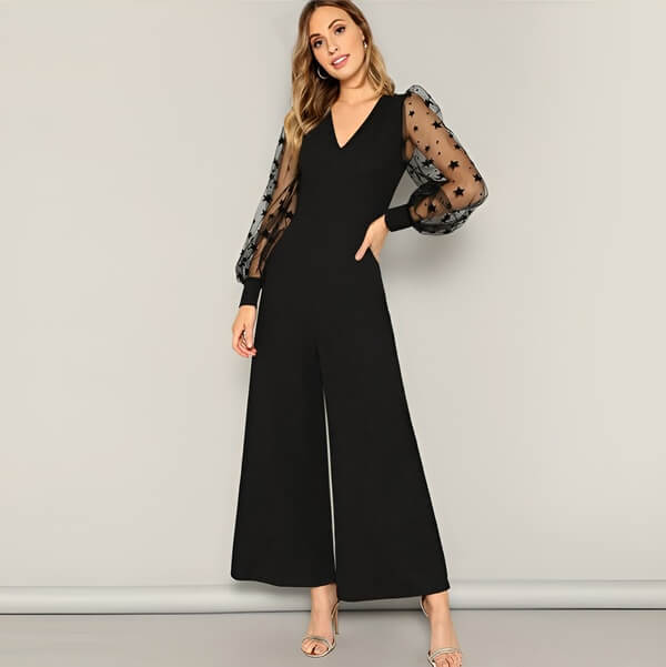 mix bộ quần áo công sở cùng màu jumpsuit