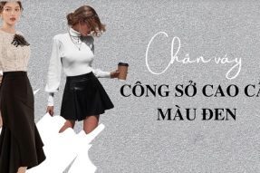 Cách mix chân váy đen công sở HOT TREND năm nay