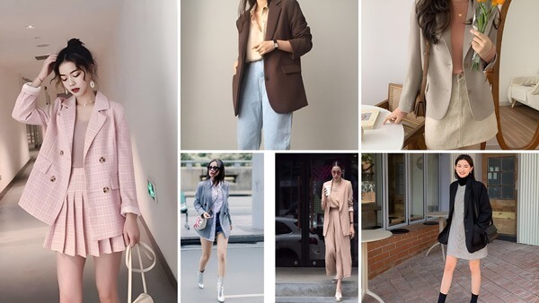 Phong cách thời trang công sở nữ mới nhất năm nay Blazer kết hợp cùng váy