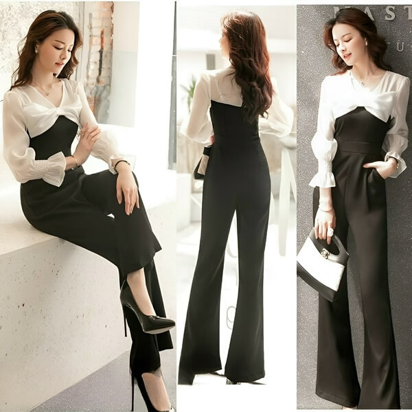 Phong cách thời trang công sở nữ mới nhất năm nay Jumpsuit