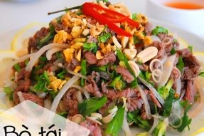 Bò tái Chanh mềm ngọt đơn giản dễ làm chiêu đãi gia đình