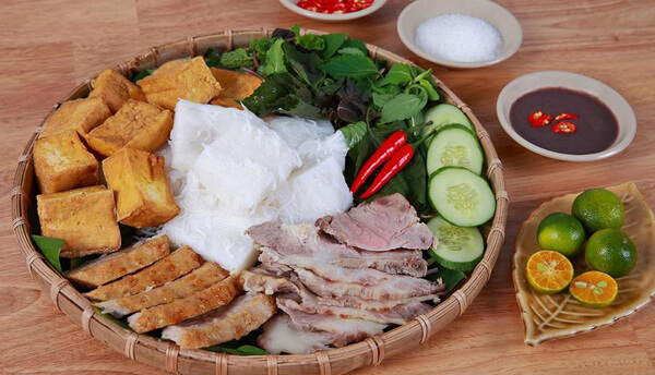 món bún đậu mắm tôm chả cốm