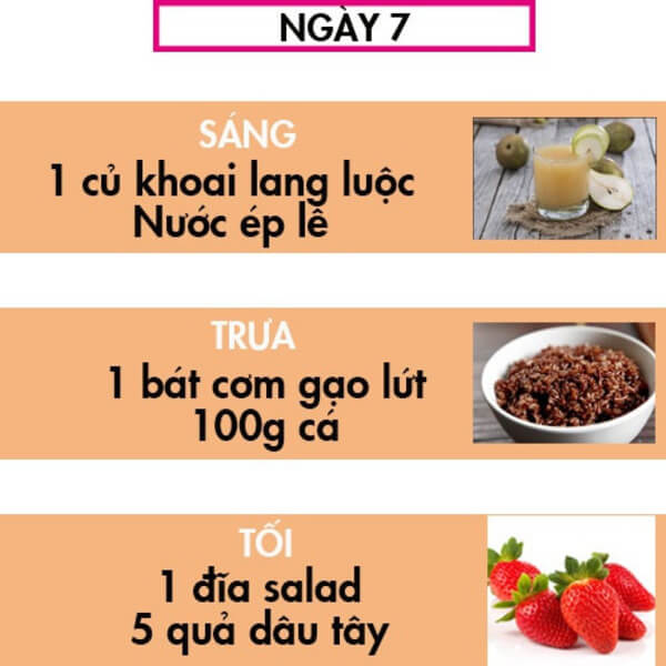 Thực đơn giảm mỡ bụng bằng trái cây siêu tốc trong 7 ngày (1 tuần) 4