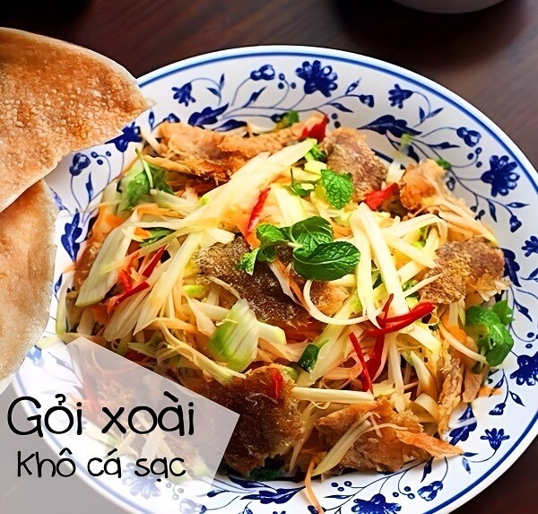 Gỏi xoài khô cá sặc siêu ngon lạ miệng tốt cho sức khỏe