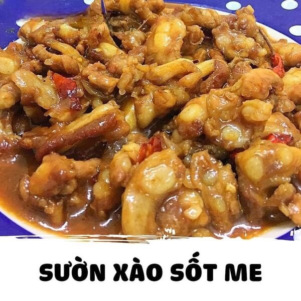 Sườn sốt me chua ngọt