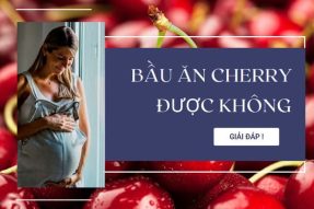 Có bầu ăn cherry được không? Những tác dụng tuyệt vời từ cherry