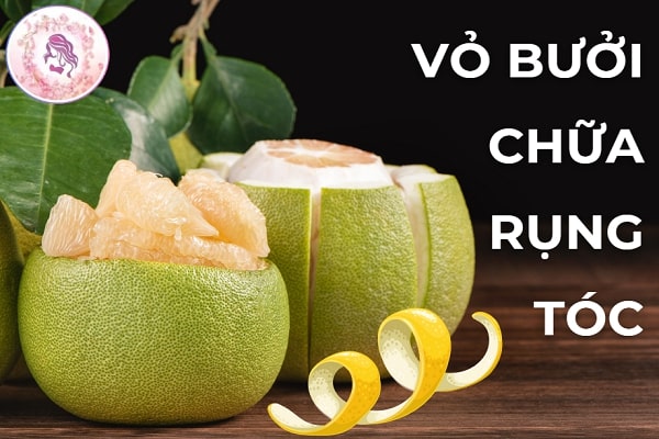 Đun nước vỏ bưởi chữa rụng tóc