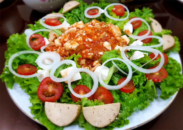 Salad chay dễ làm tại nhà