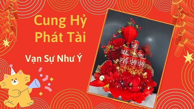 Top 50+ Mẫu Tháp Nước Ngọt Ngày Tết Đẹp Mắt, Dễ Làm